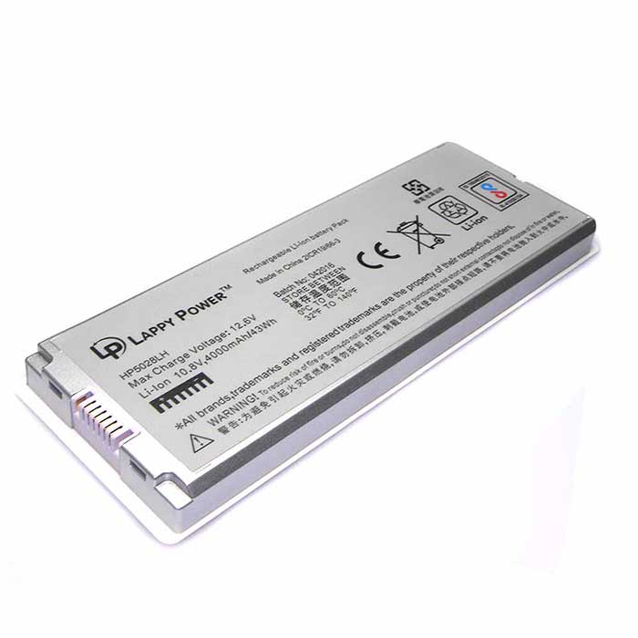 Laptop Battery For Pro 13 A1185 6 Cell Silver