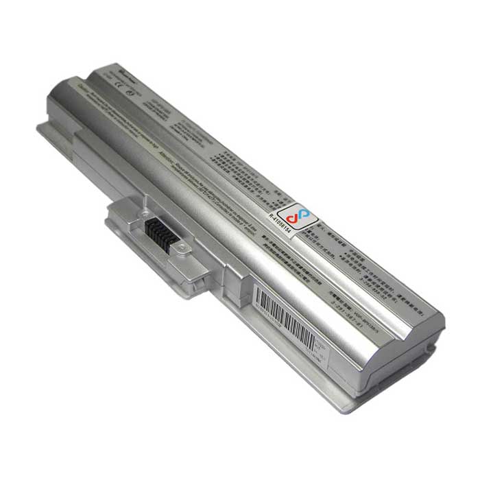 Laptop Battery For Sony Vaio VGP-BPS13 6 Cell Silver