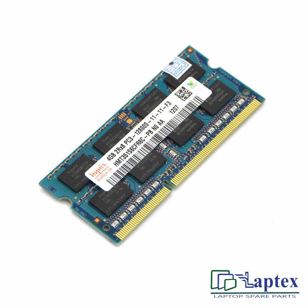 Laptop RAM 4gb 2rx8 pc3-12800s-11-11-f3 Supplier in Delhi, India