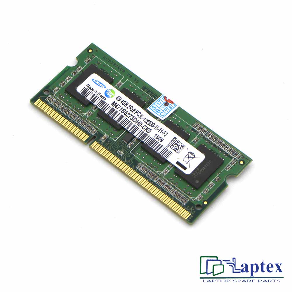 Laptop RAM 4gb 2rx8 pc3l-12800s-11-12-f3 Supplier in Delhi, India