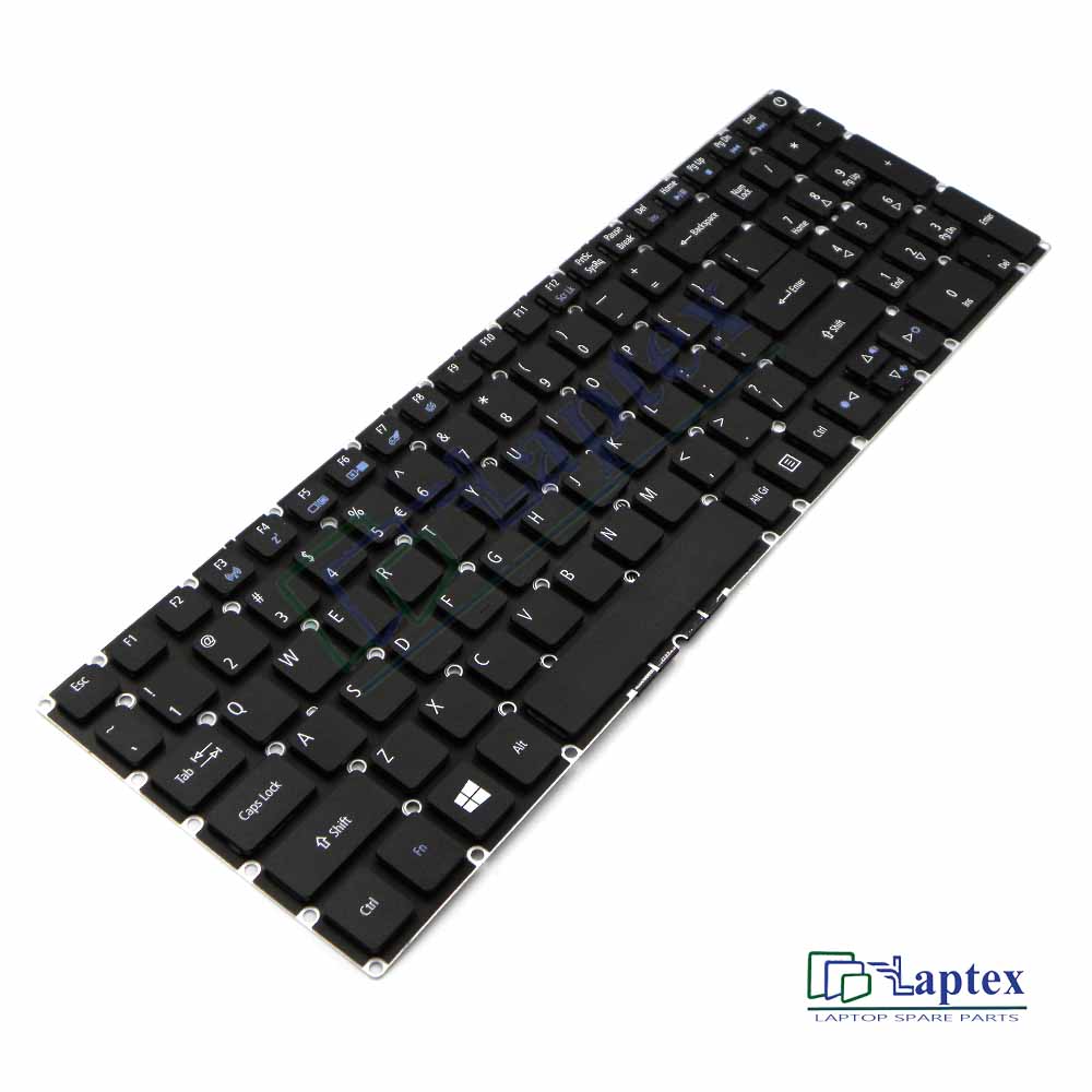 Tastiera Per Notebook Acer Aspire Serie E5 (532, 573, 722, 772) - Layout Spagnolo Con Ñ, Colore Nero, Senza Cornice, Sostituzione Perfetta